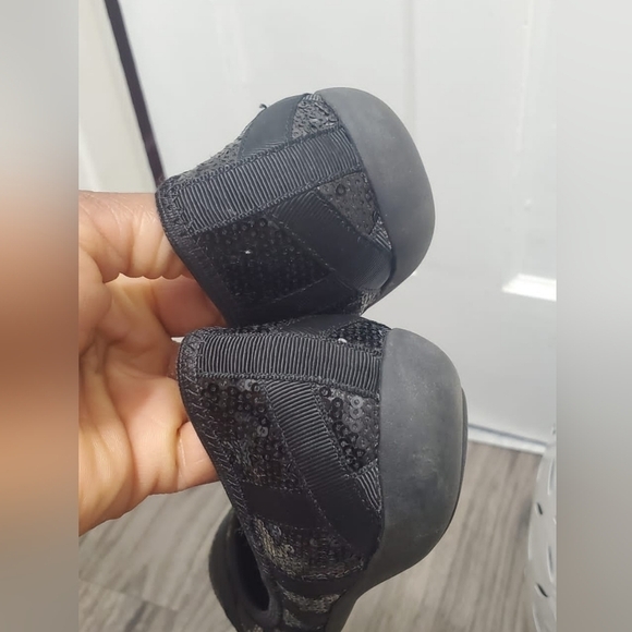 ICN International Concepts Sequence Black Flat Ballet Shoes 🌴 - Picture 6 of 8